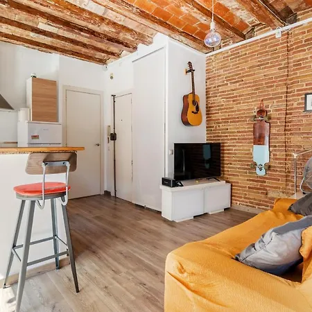 Beachside Bliss Charming 1-bedroom, Barceloneta 아파트