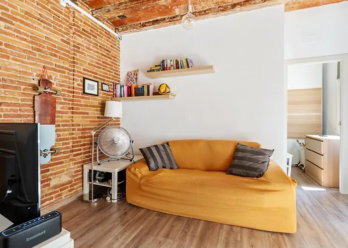 Beachside Bliss Charming 1-bedroom, Barceloneta شقة برشلونة
